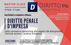 Business School in diritto penale d'impresa organizzata da Diritto Più: l'Avv. Coiro tra i docenti della Master Class